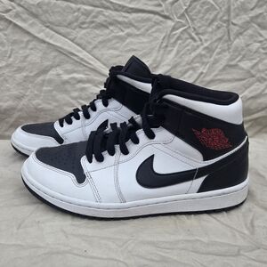 Jordan Shoes Nike Air Jordans 1s Sneakers Black White Woman's Sz 9.5